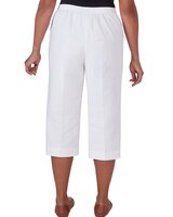 Alfred Dunner® Charleston Textured Zig Zag Capri with Pockets thumbnail number 2