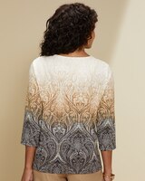 Alfred Dunner Ombre Medallion Tee thumbnail number 2