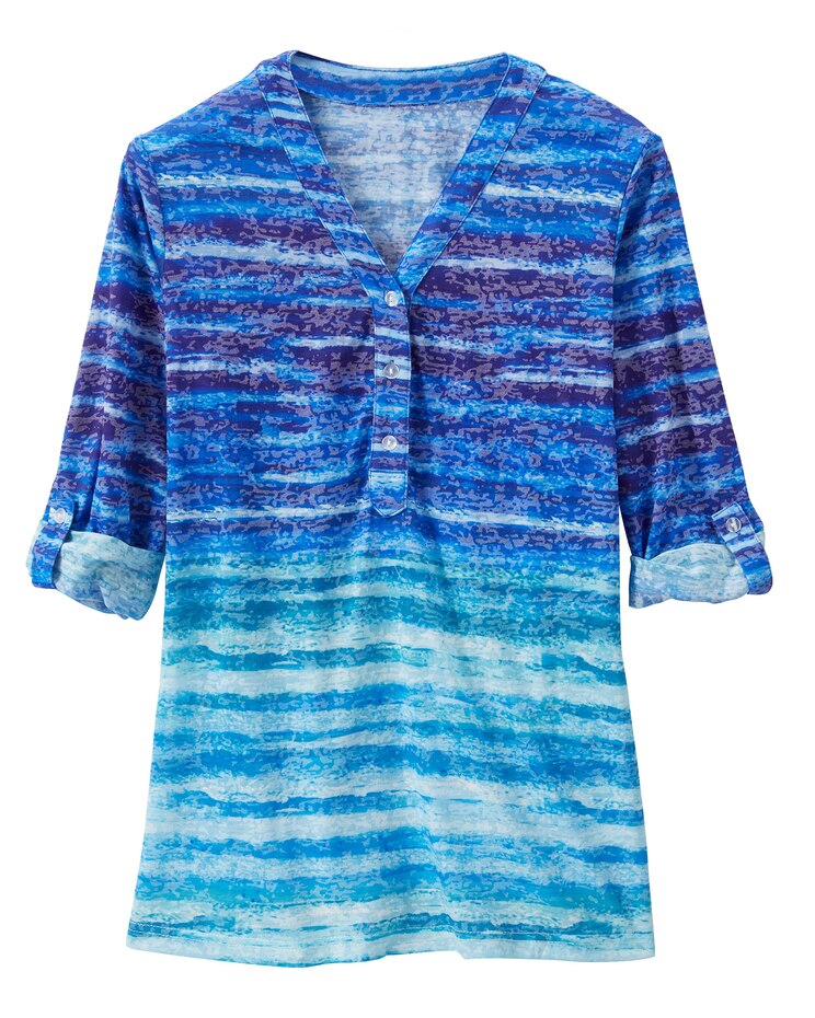 Watercolor Stripe Tee image number 1