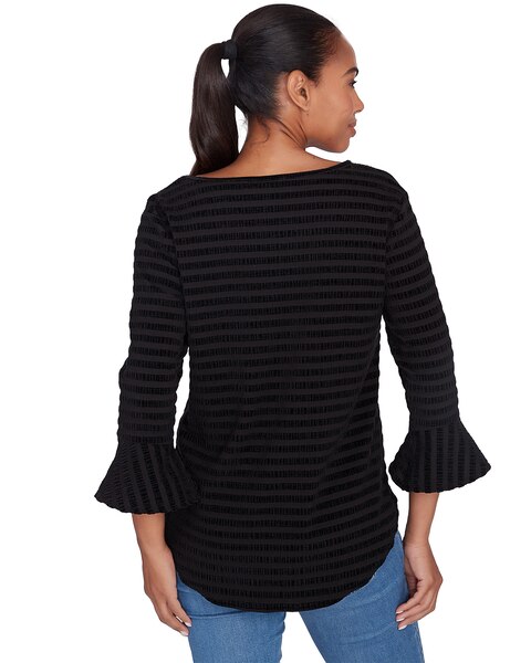 Ruby Rd® Go Wild Woven Luxe Smocked Top