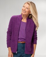 Bayside Cotton Zip-Front Cardigan thumbnail number 1