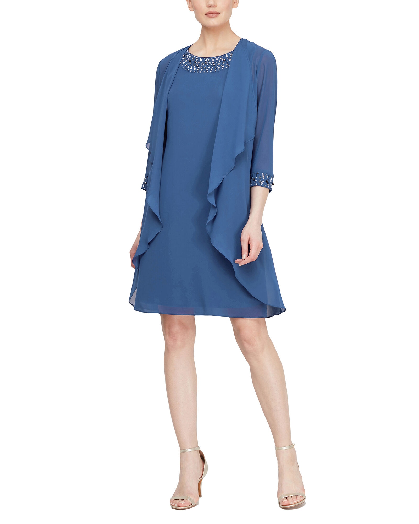 Blouson soutache sheath dress online