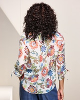 Batik Floral Shirt by Alfred Dunner thumbnail number 2