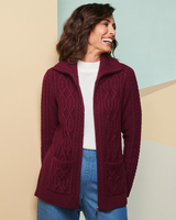 Cable Sweater Jacket thumbnail number 4