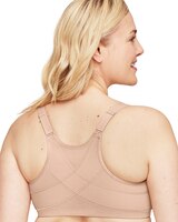 Glamorise Full Figure Plus Size WonderWire Front-Closure Posture Back Bra Underwire thumbnail number 3