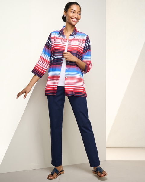 Sheer Stripe Shirt