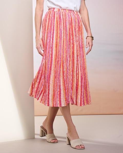 Boca Striped Skirt