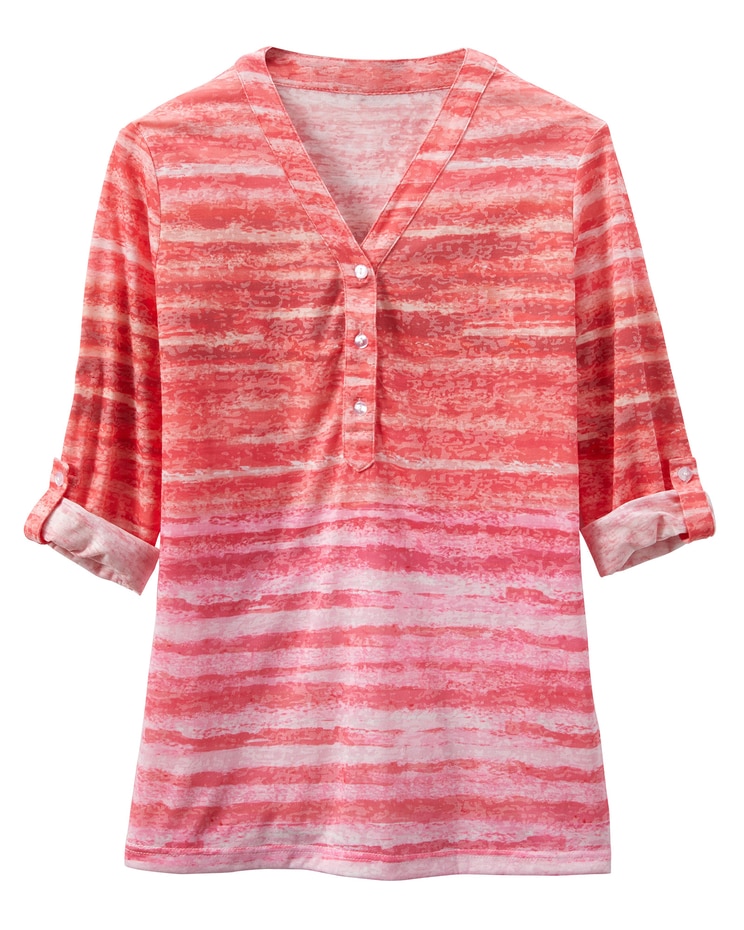 Watercolor Stripe Tee image number 1