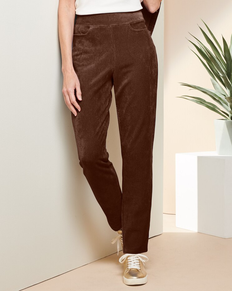 Knit Cord Pants image number 1