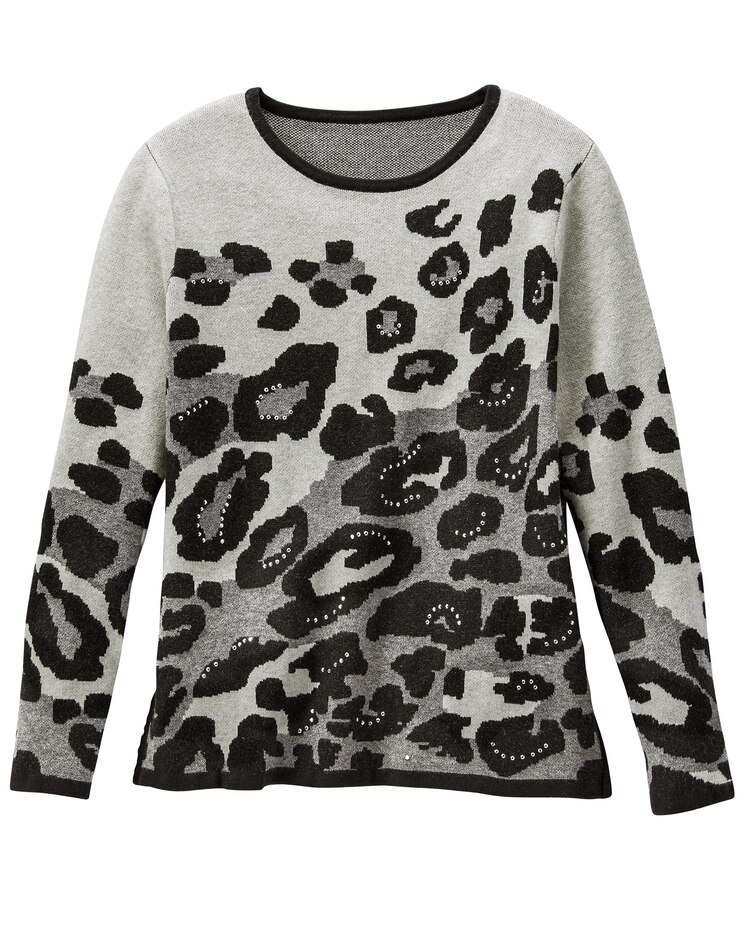Embellished Animal Sweater image number 4