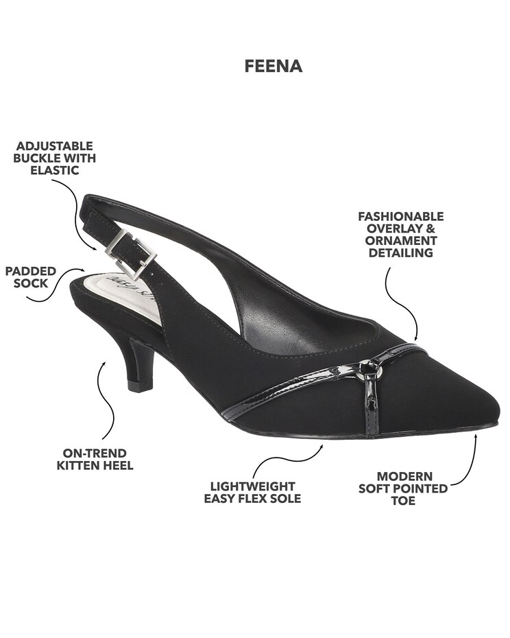 Easy Street® Feena Slingback Pumps image number 8