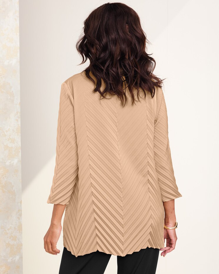 Satin Pleated Jacket image number 2