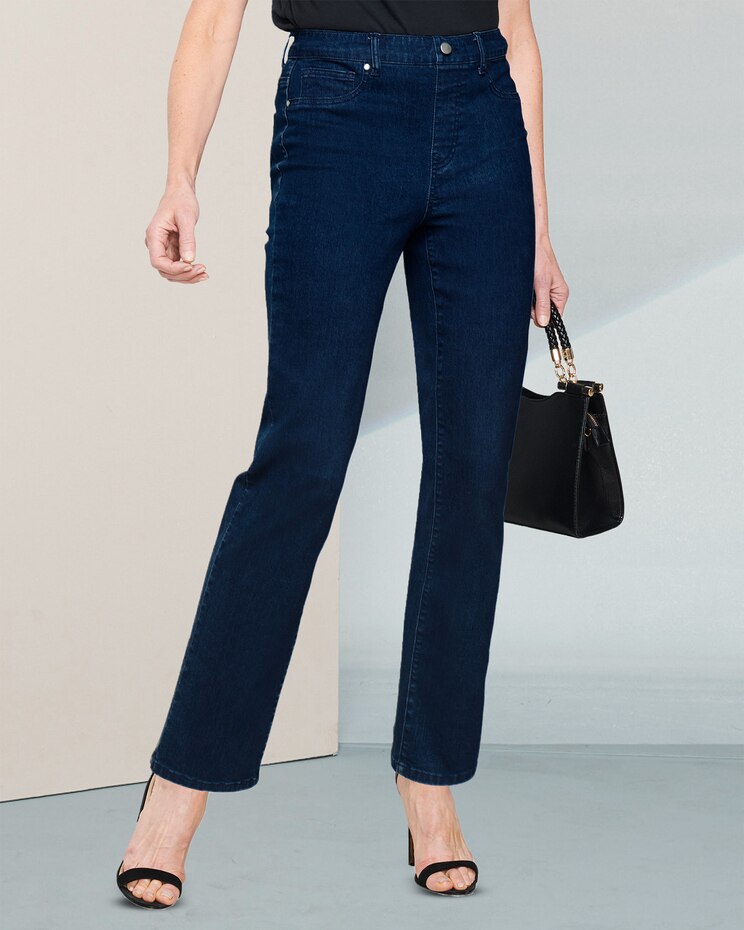 Slimtacular® Flex Fit Denim Straight Leg Jeans image number 1
