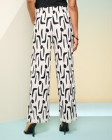 Wave Pleated Print Pants thumbnail number 2