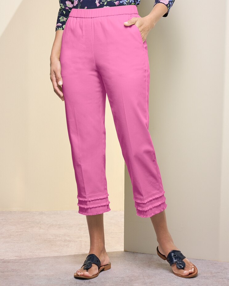 Comfort Stretch Fringe Crop image number 1
