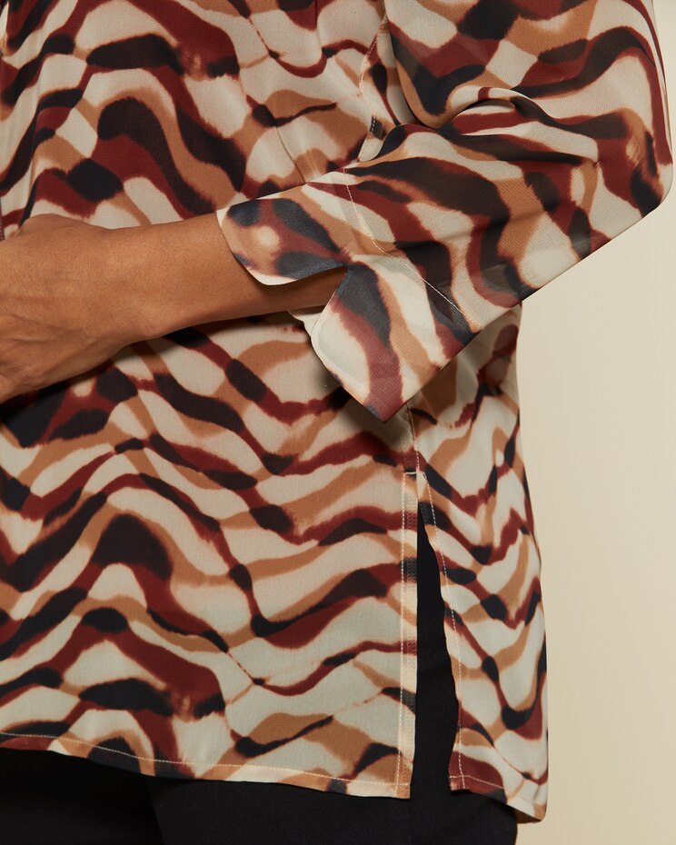 Latte Swirl Blouse image number 3