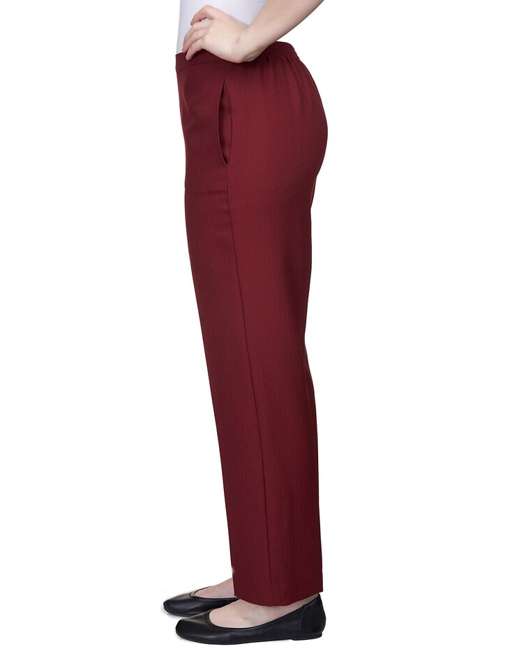 Alfred Dunner® Mulberry Street Herringbone Short Length Pant image number 7