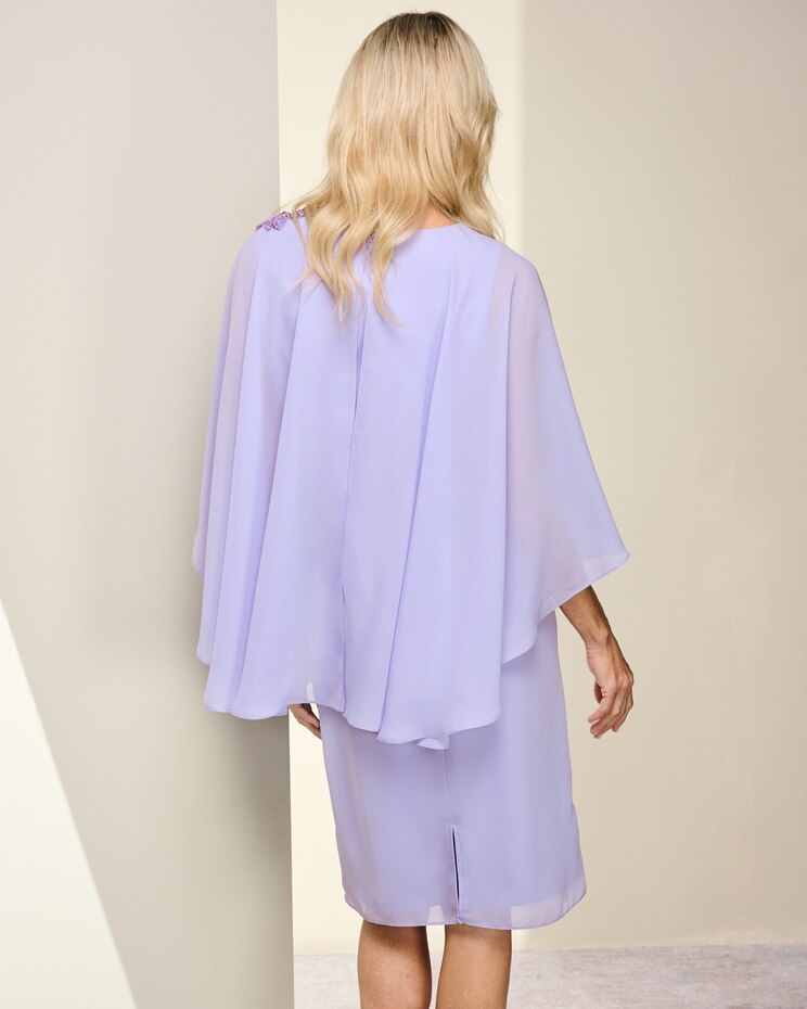 Flirty Cape Dress image number 3
