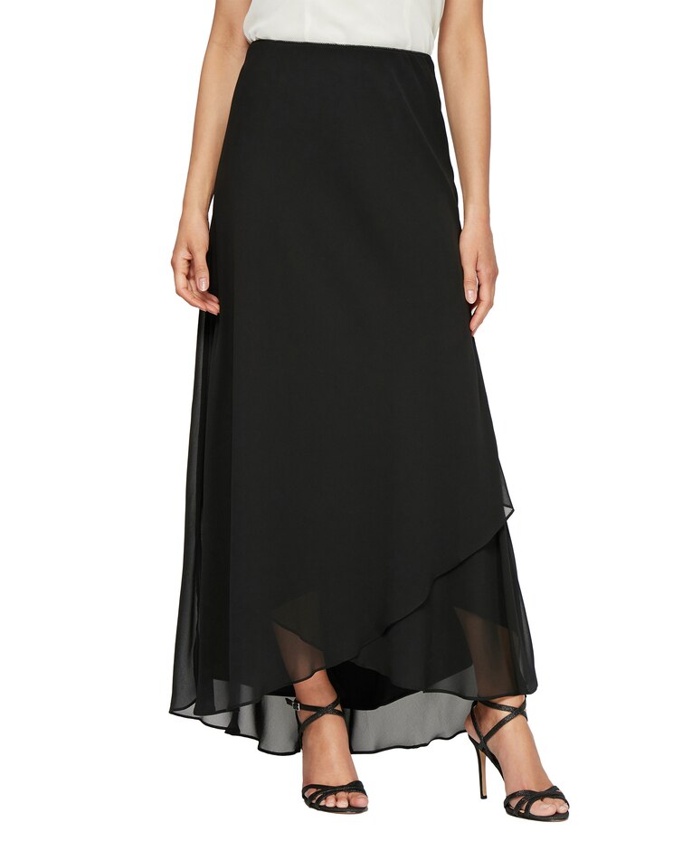 Long Chiffon Skirt with Tulip Hem image number 1
