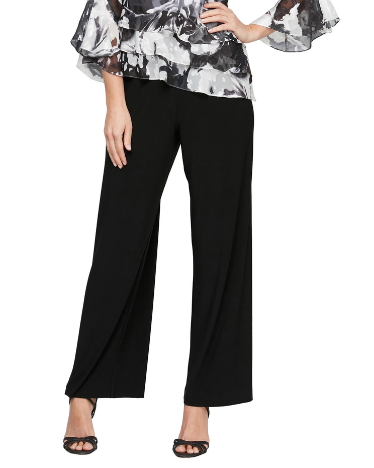 Matte Jersey Straight Leg Long Pant image number 1
