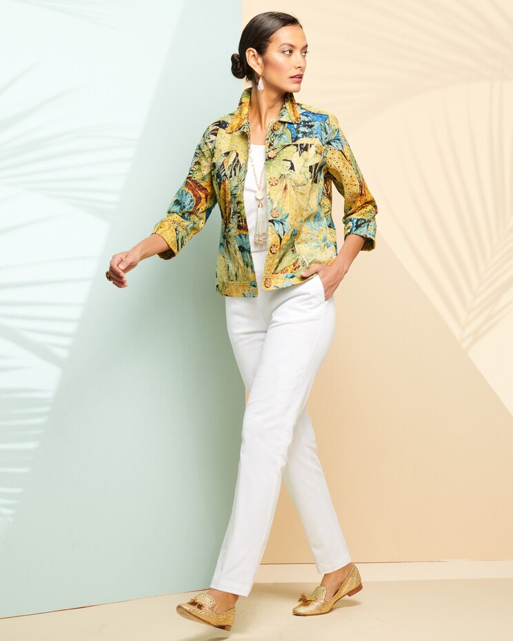 Eyelet Rainforest Shirt Jacket image number 2