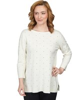 Ruby Rd® Stud Embellished Tunic Sweater thumbnail number 1