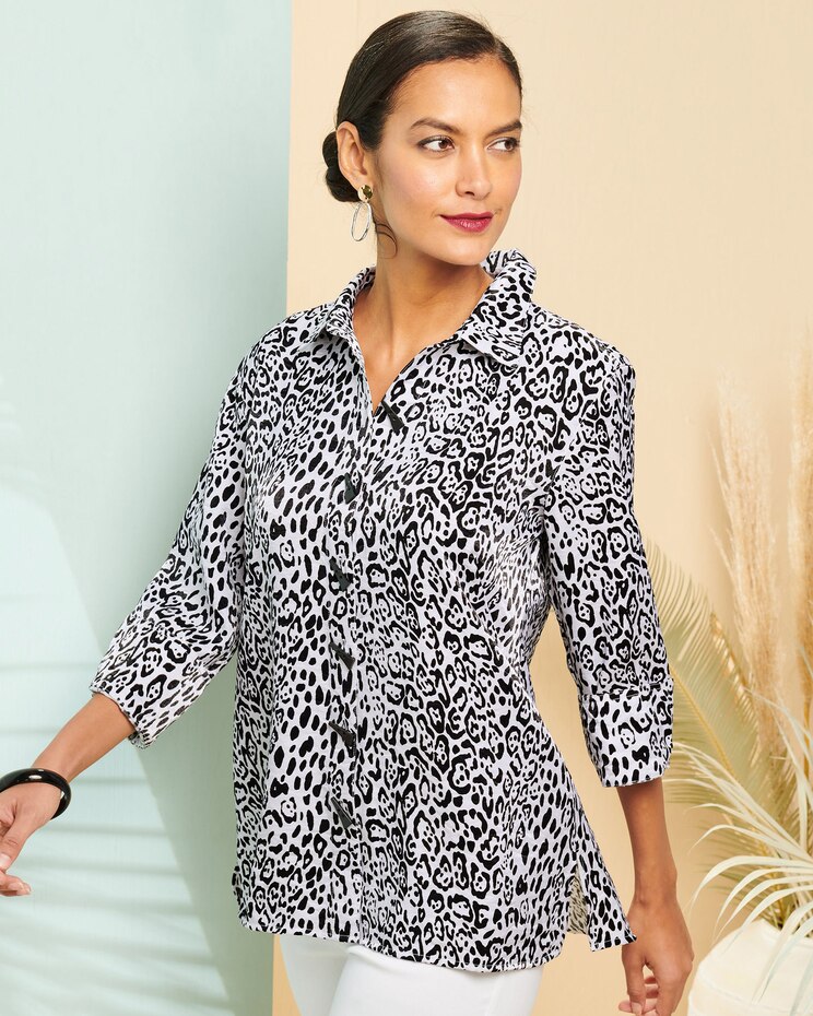 Shimmer Leopard Shirt image number 1