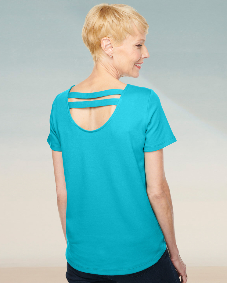 Essential Open Back Tee image number 2