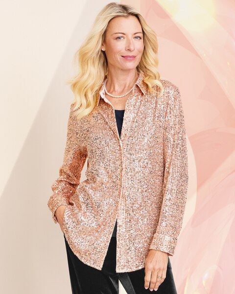 Sequin Blouse