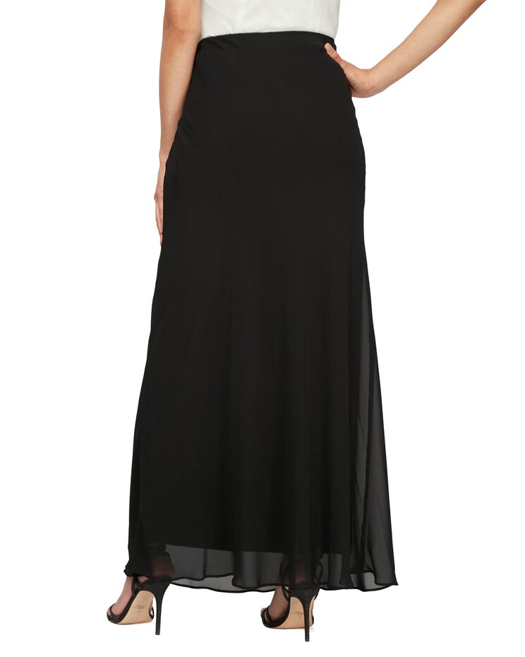 A-Line Long Chiffon Skirt image number 2