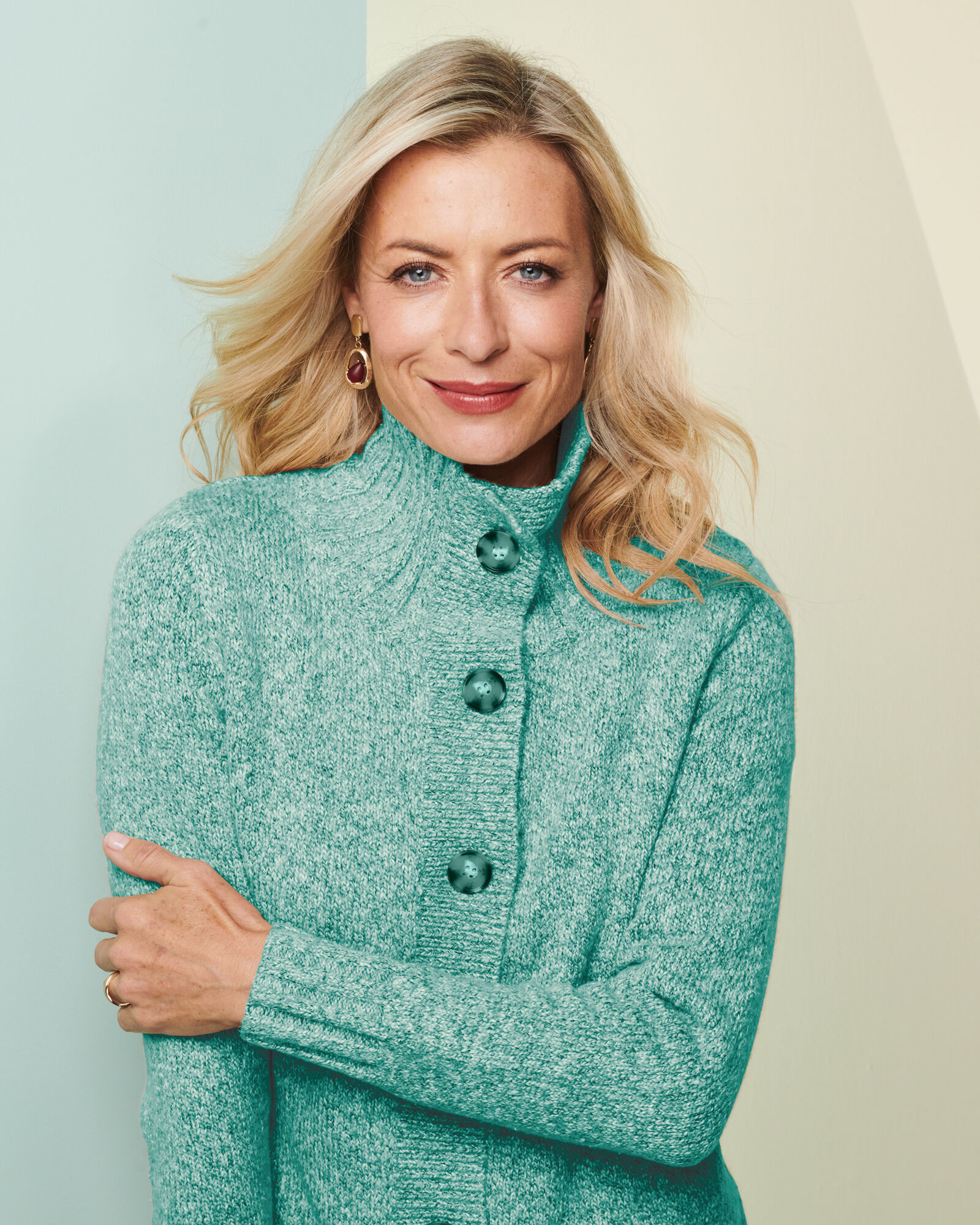 Marled sweater jacket hot sale