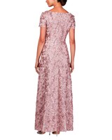 Long Rosette A-Line Gown  thumbnail number 3