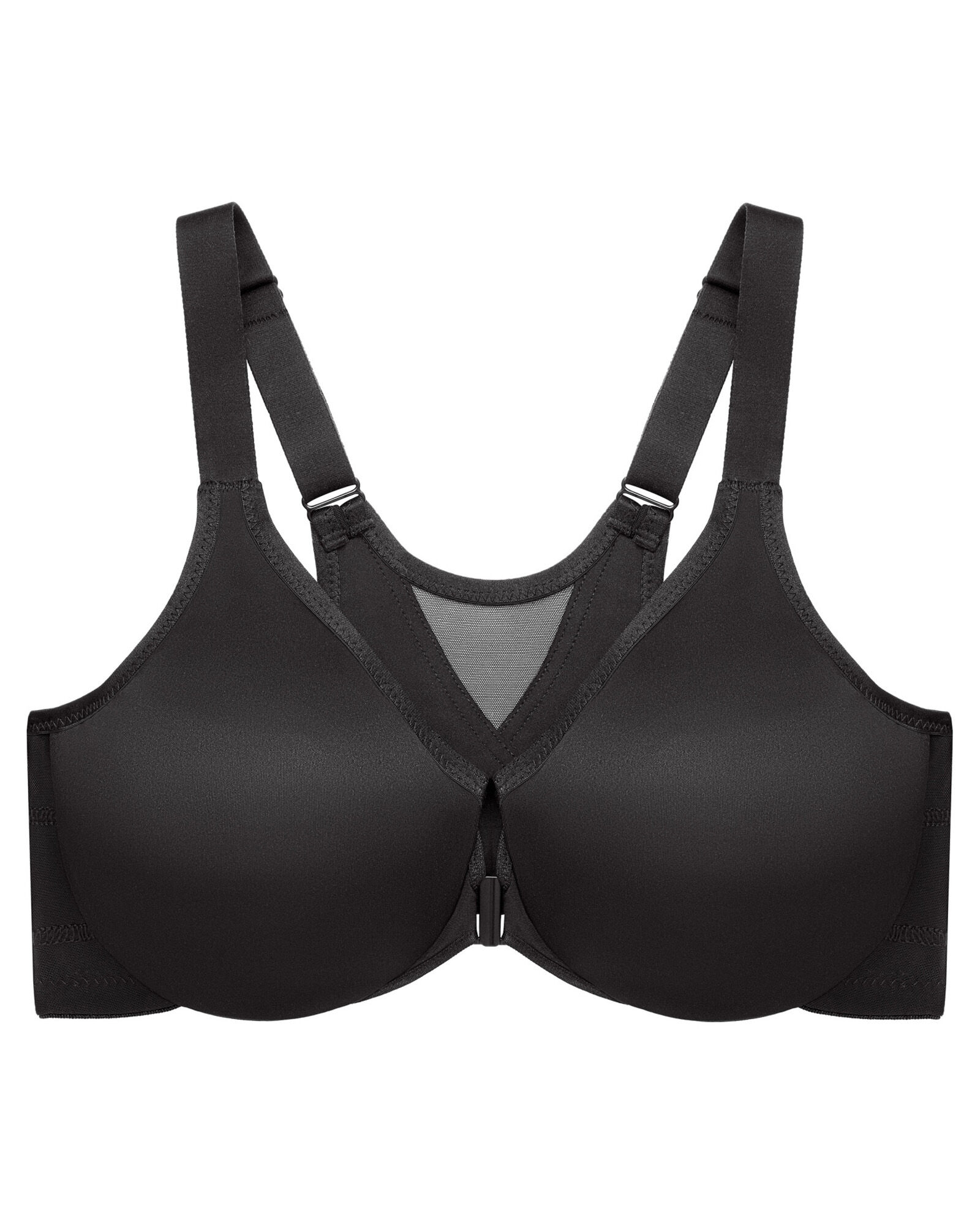 Glamorise Full Figure Plus Size WonderWire Front-Closure