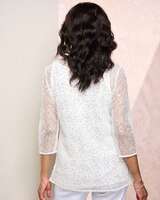 Dazzling Crochet Sweater thumbnail number 2