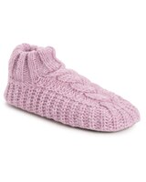 MUK LUKS® Women's Sweater Cuff Bootie Socks thumbnail number 1