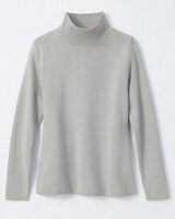 Metallic Mock Neck Sweater thumbnail number 4