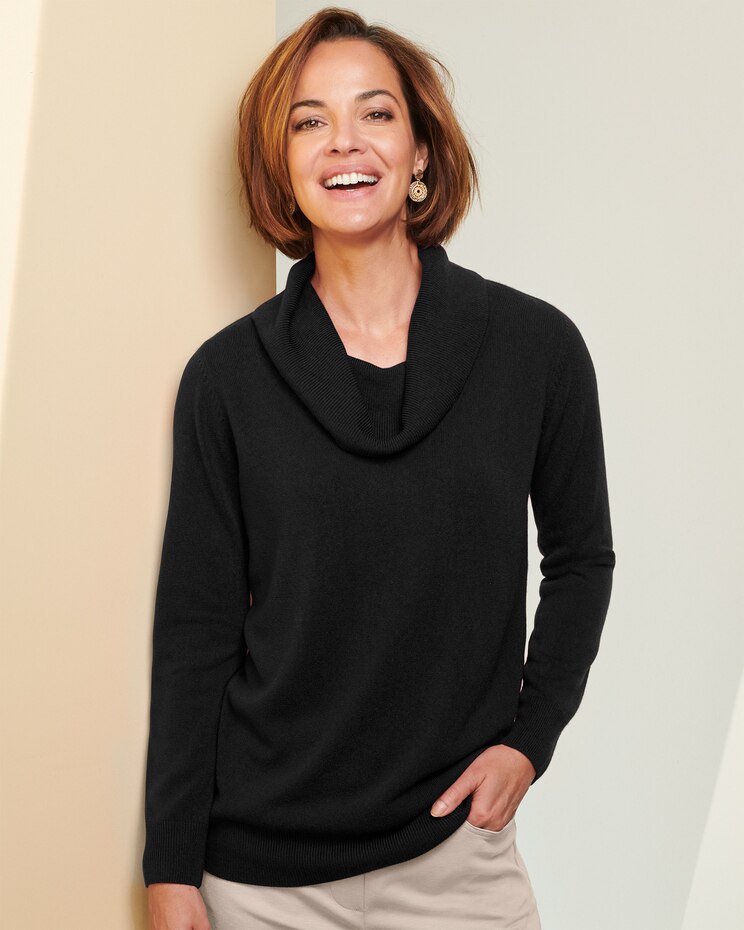Soft Spun® Acrylic Cowl Tunic image number 1