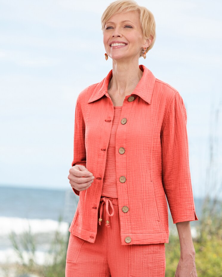 Easy Breezy 3/4 Sleeve Jacket image number 1