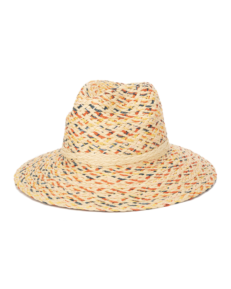 Cheers Multi Color Woven Paperbraid Fedora image number 1