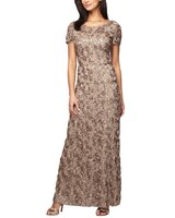 Rosette A-Line Gown  by Alex Evenings thumbnail number 1