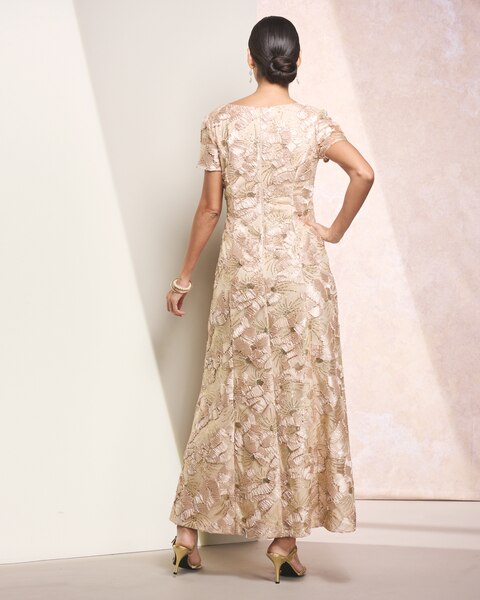 A-Line Soutache Dress by Alex Evenings
