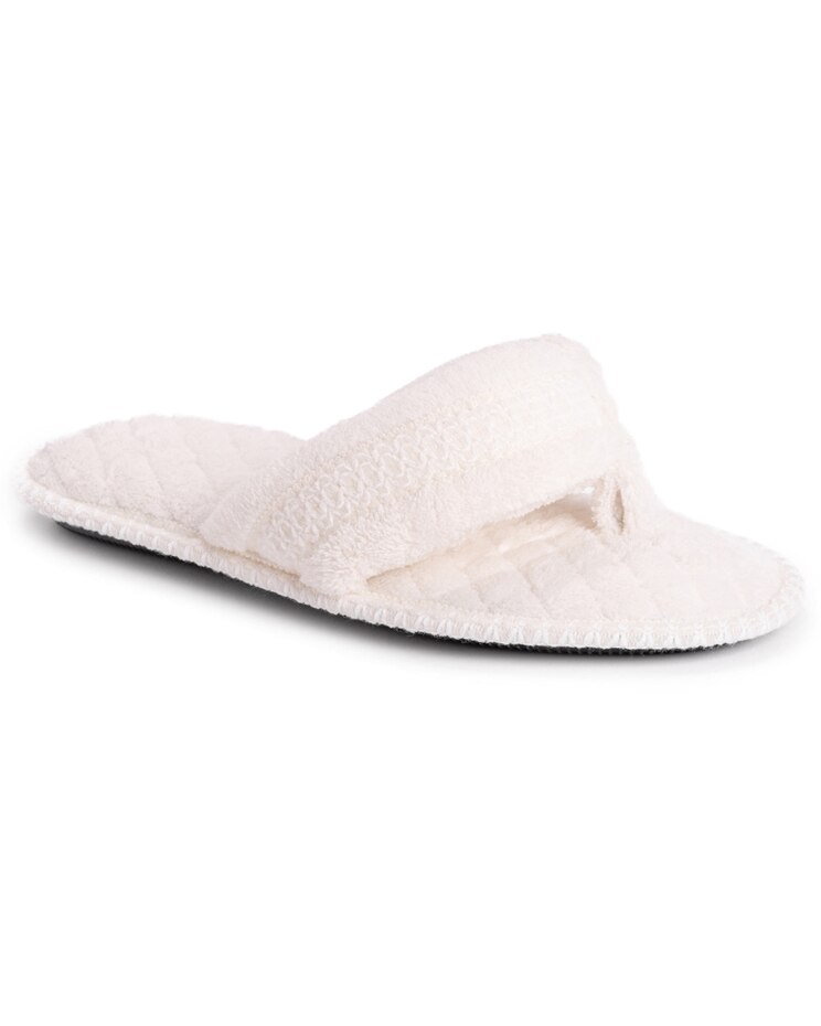 MUK LUKS® Darlene Micro Chenille Thong Slipper image number 1