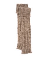 MUK LUKS® Women's Tall Cabled Leg Warmers Socks thumbnail number 1