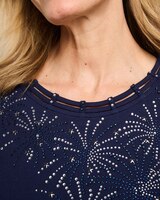 Alfred Dunner Fireworks Tee thumbnail number 2