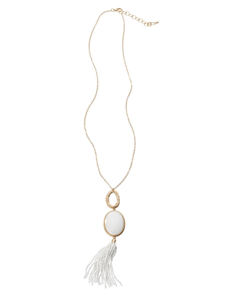 Luminous Tassel Necklace image number 1