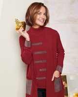 Rhinestone Embellished Turtleneck thumbnail number 2