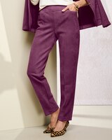 Slimtacular® Stretch Microsuede Pants thumbnail number 1