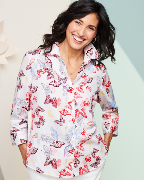 Foxcroft Butterfly Brights Shirt