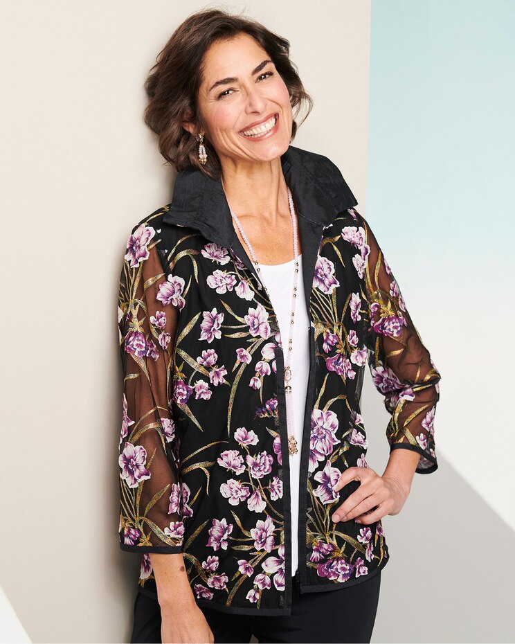 Midnight Blossoms Jacket image number 1