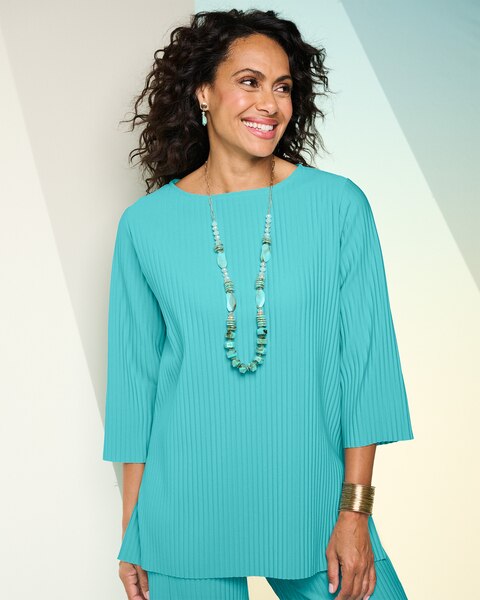 Wave Pleated Tunic